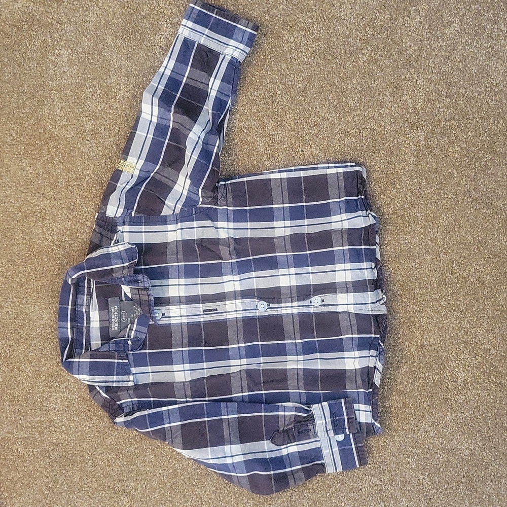 Like new! Button down collared toddler long sleeve shirt